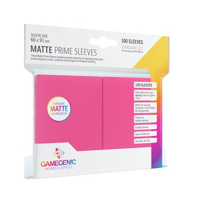 Gamegenic: Matte Prime Card Sleeves: Pink