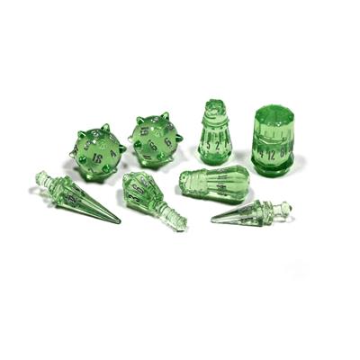 Polyhero Dice - Warrior 8 Dice Set Wraith Knight