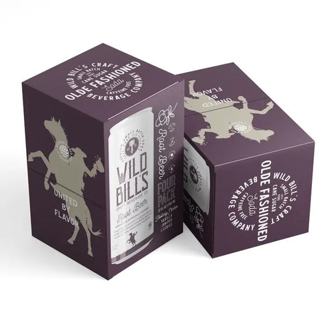 4 Pack: Wild Bill's Craft Beverage: Root Beer