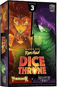 Dice Throne Season One Rerolled: Pyromancer vs Shadow Thief (Battle 3)