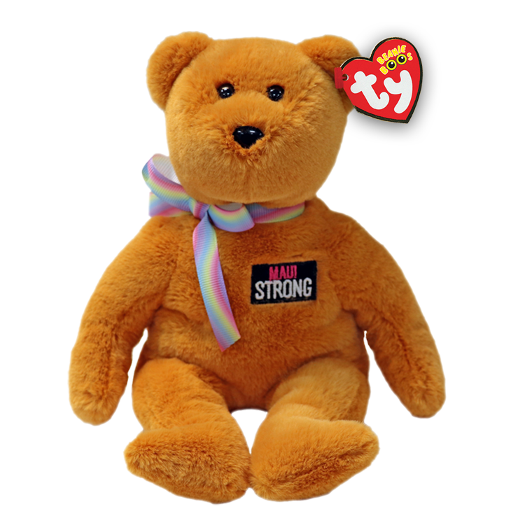 TY: Original Beanie Babies: Small: Aloha (Maui Bear)