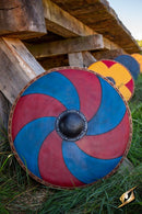 Iron Fortress: GastiR Viking Shield: Blue/Red