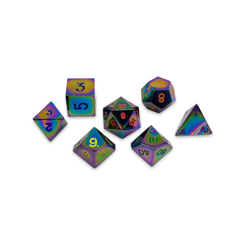 Norse Foundry 7 Die Metal RPG Dice Set: BiFrost