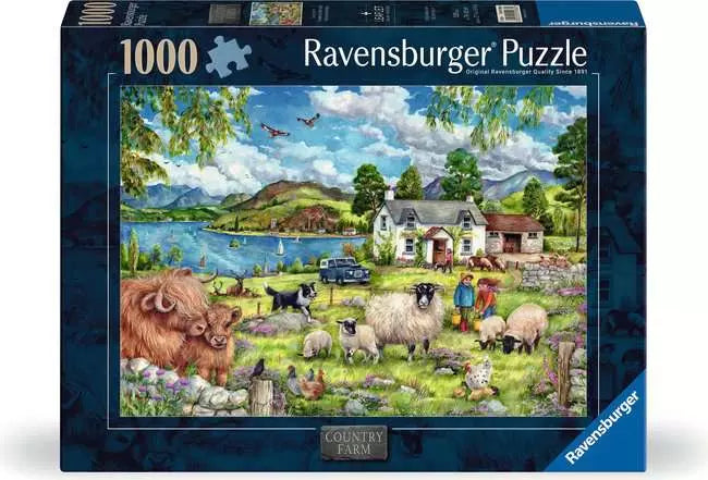 Ravensburger 1000 Piece Puzzle: Country Farm