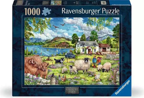 Ravensburger 1000 Piece Puzzle: Country Farm