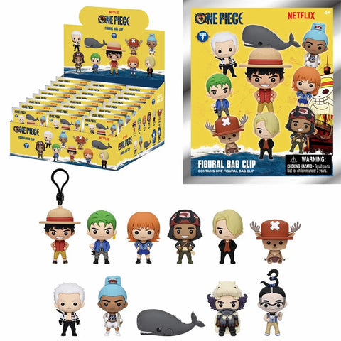 Figural 3D Bag Clip: One Piece: Series 2