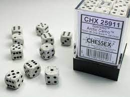 Chessex Speckled: 12MM D6 Artic Camo (36)