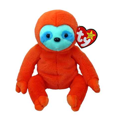 TY: Beanie Baby: Molasses (Orange Sloth)