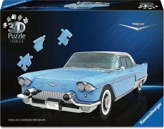 Ravensburger 174 Piece Puzzle: 3D Puzzle: Iconics Cadillac Eldor