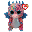 TY: Beanie Boos: Small: Flint (Multicolored Dragon)