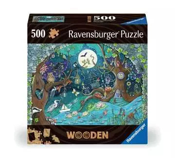 Ravensburger: 500 Piece: Wooden: Fantasy Forest
