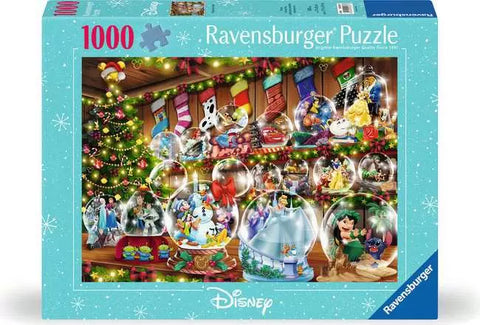 Ravensburger 1000 Piece Puzzle: Disney Snowglobes