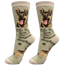 Life is Better Socks: German Shepherd