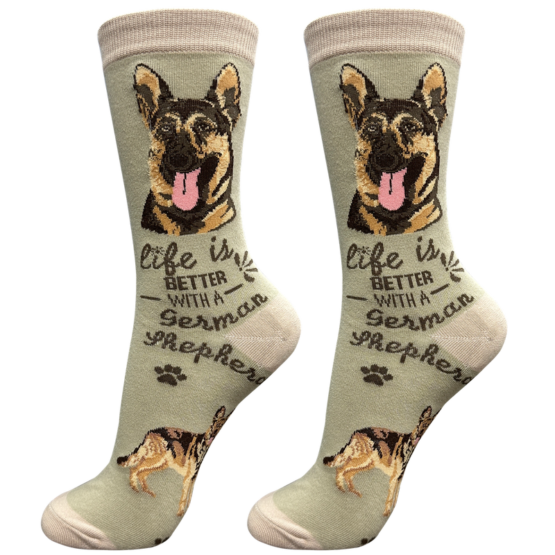Life is Better Socks: German Shepherd