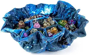 MDG: Velvet Dice Bag with Pockets: Galaxy