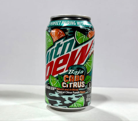 12oz Can: Mountain Dew: Baja Cabo Citrus