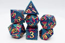 Foam Brain Games: Metal RPG Dice Set: Dragon Scale: Golden