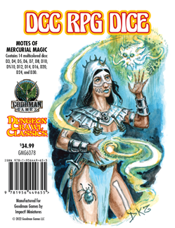 DCC RPG Dice: Motes of Mercurial Magic