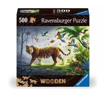 Ravensburger: 500 Piece: Wooden: Jungle Tiger