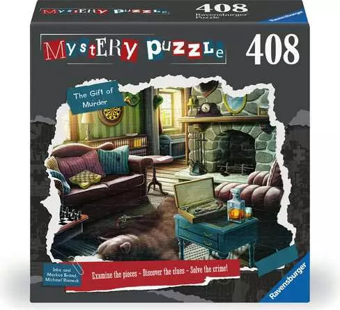 Ravensburger Puzzle: Puzzle X Crime 408 pieces - The Gift of Murder