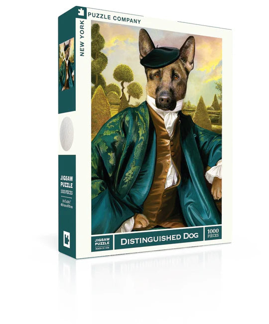 New York Puzzle Company: (1,000 Piece) Distinguished Dog