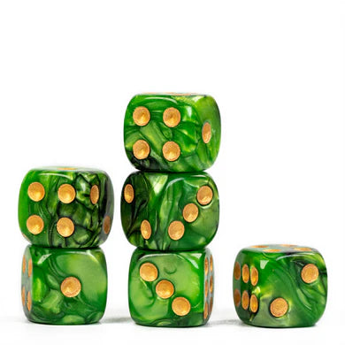 Foam Brain Games 12 Piece Pip D6's: Lakebed