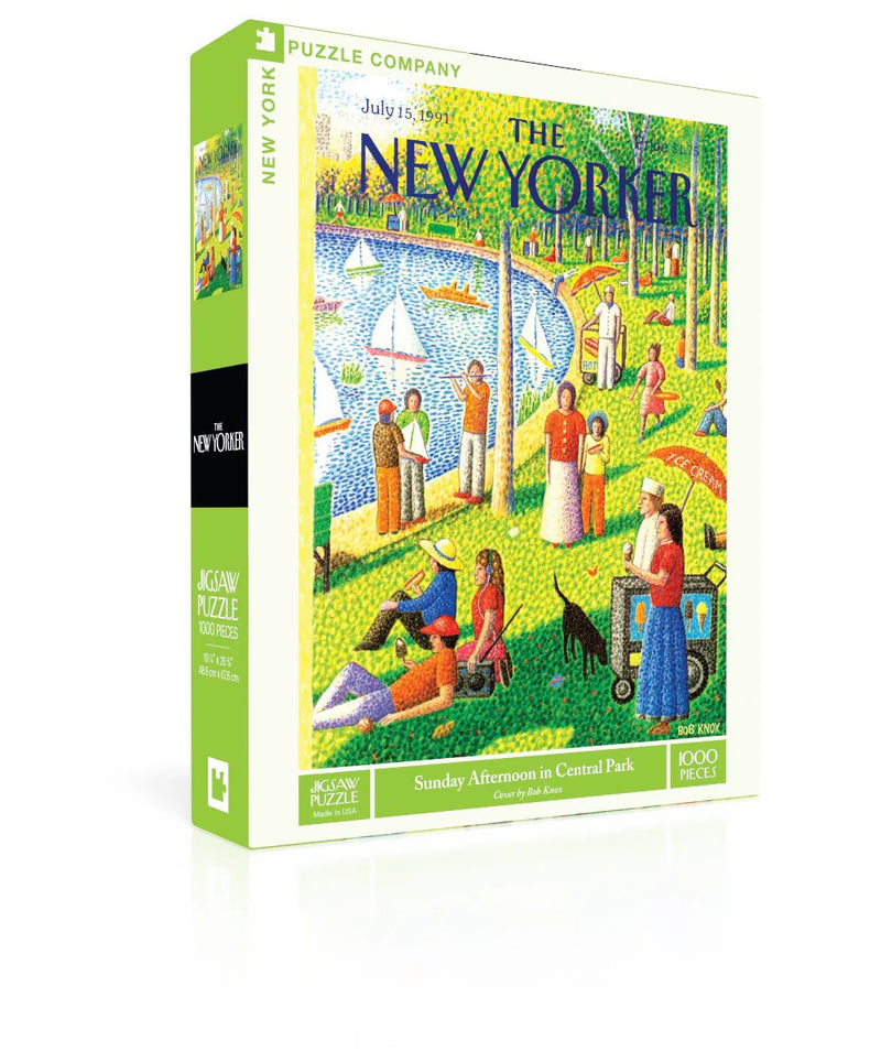 New York Puzzle Company: (1,000 Piece) Sunday Afternoon in Central Park