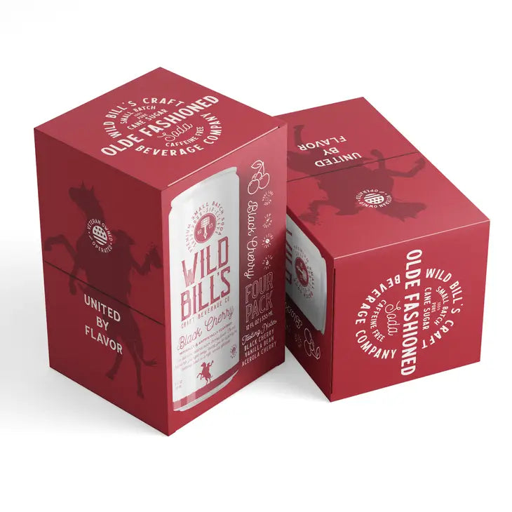 4 Pack: Wild Bill's Craft Beverage: Black Cherry