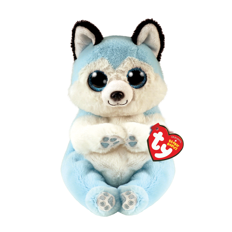 TY: Original Beanie Babies: Small: Thunder Blue Husky