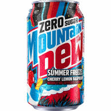 12oz Can: Zero Sugar Mountain Dew: Summer Freeze (Copy)