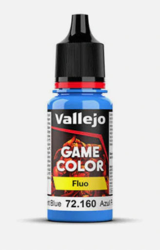 Vallejo: 12ml: Game Color: Fluo: Fluorescent Blue