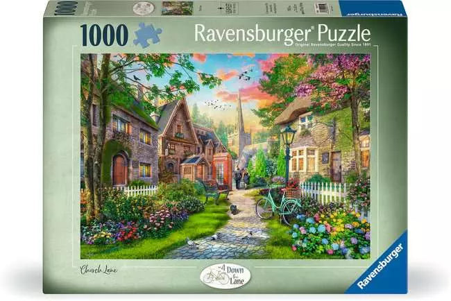Ravensburger 1000 Piece Puzzle: Church Lane