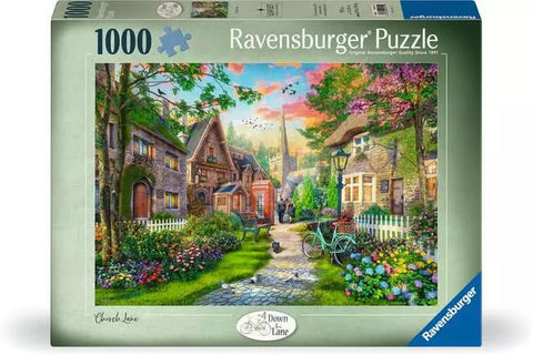 Ravensburger 1000 Piece Puzzle: Church Lane
