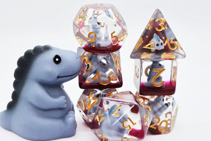 Foam Brain Games RPG Set: Gray T-Rex