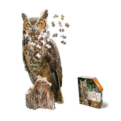 Madd Capp Puzzle: I am Great Horned Owl (300 Pieces)