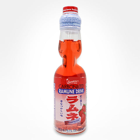 6.76oz Ramune Drink: Strawberry