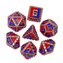 Foam Brain Games: Metal RPG Dice Set: Brigandine Armor: Page