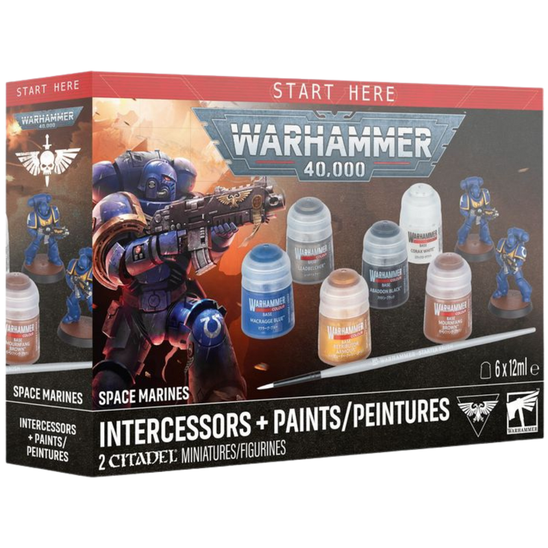 Warhammer 40,000: Space Marine - Intercessors + Paints