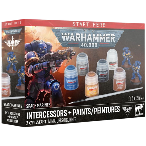 Warhammer 40,000: Space Marine - Intercessors + Paints