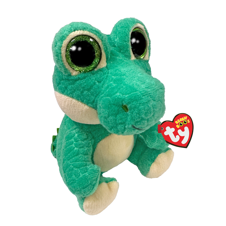 TY: Original Beanie Babies: Small: Ernie (Green Alligator)