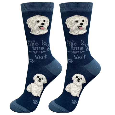 Life is Better Socks: Maltese
