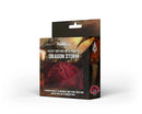 Dragon Storm Velvet Compartment Dice Bag: Red Dragon Scales