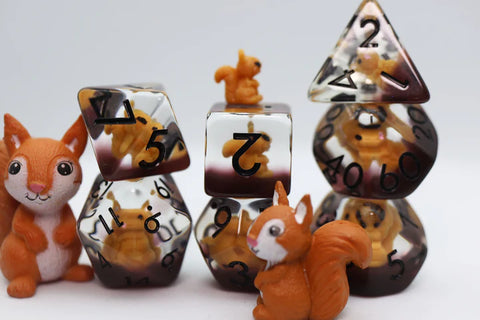 Foam Brain Games RPG Dice Set: Squirrel