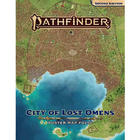 Pathfinder RPG Second Edition - City of Lost Omens Poster Map Folio
