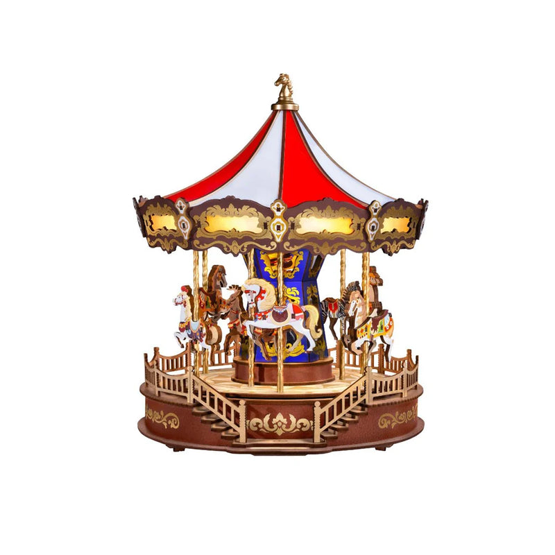 Hands Craft: 3D Wooden Puzzle: Music Dreamer Classical Carousel