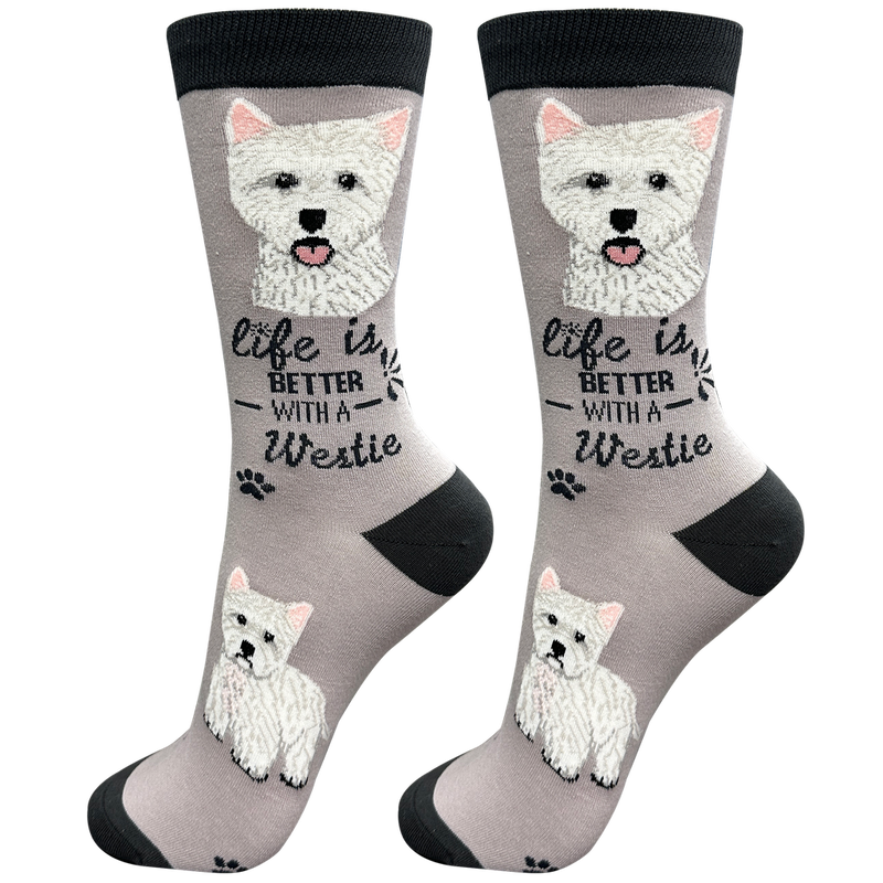 Life is Better Socks: Westie