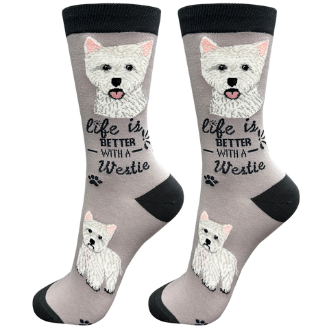 Life is Better Socks: Westie