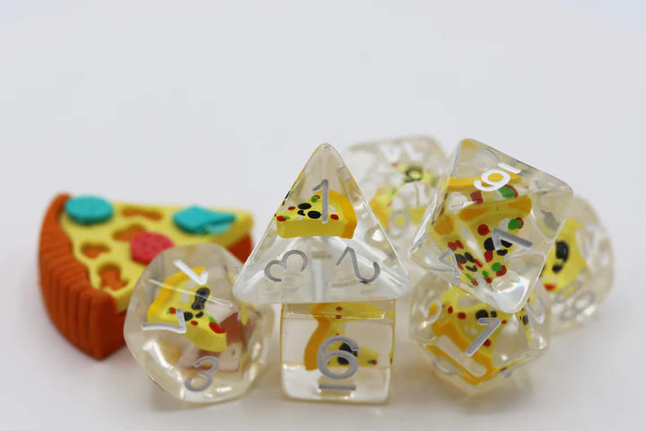 Foam Brain Games RPG Dice Set: Pizza