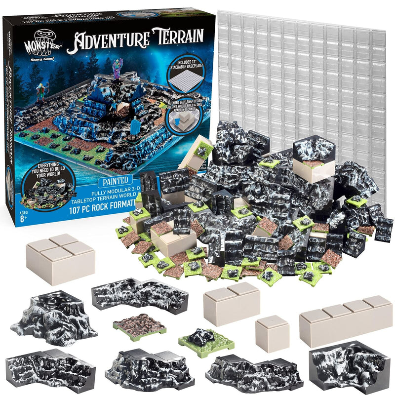 Monster Adventure Terrain: Painted Rock Formation Base (107pc)