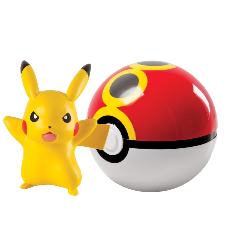 Pokémon Clip'n Carry Poke Ball: Pikachu and Red Ball